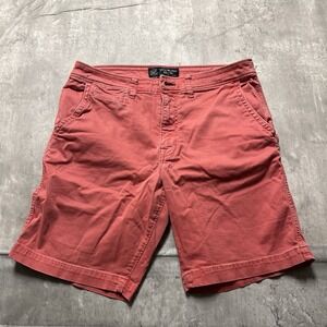 American Eagle Men's Size 34 Salmon Red Active Flex Chino Shorts W/Classic Fit